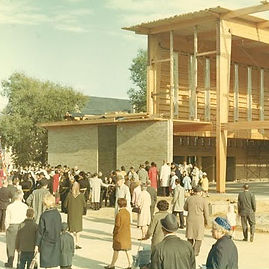 Construction of New St. Charles Borromeo, 1966